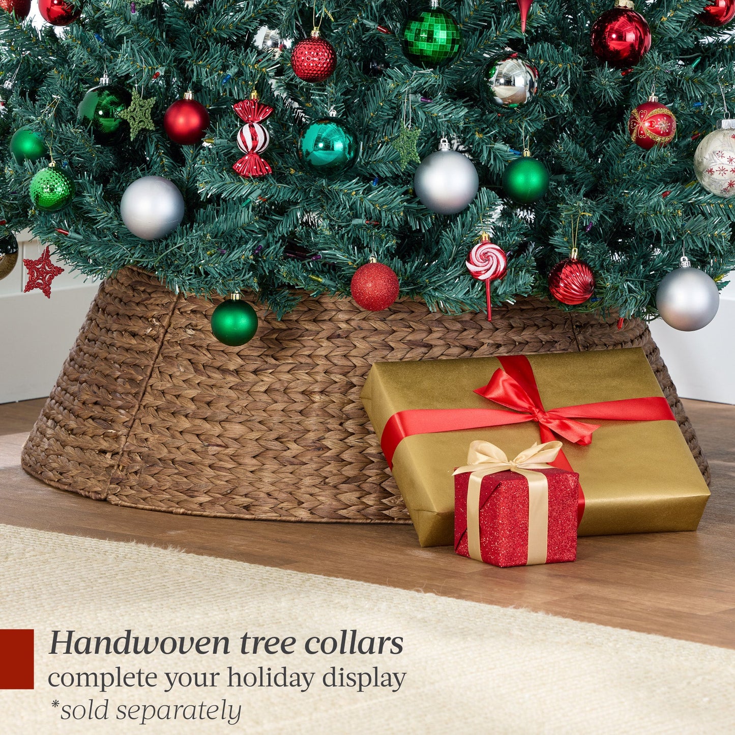 Pre-Lit Artificial Blue Spruce Christmas Tree, w/Easy Assembly