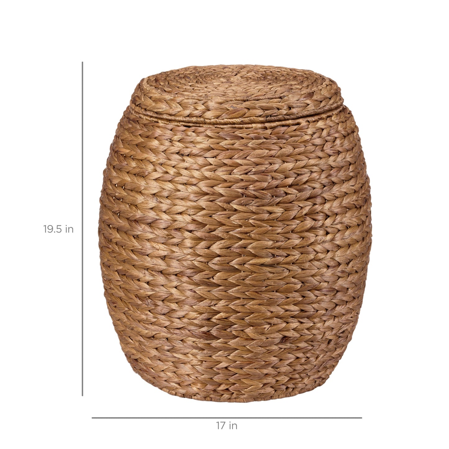 Multipurpose Hyacinth Storage Tote Basket