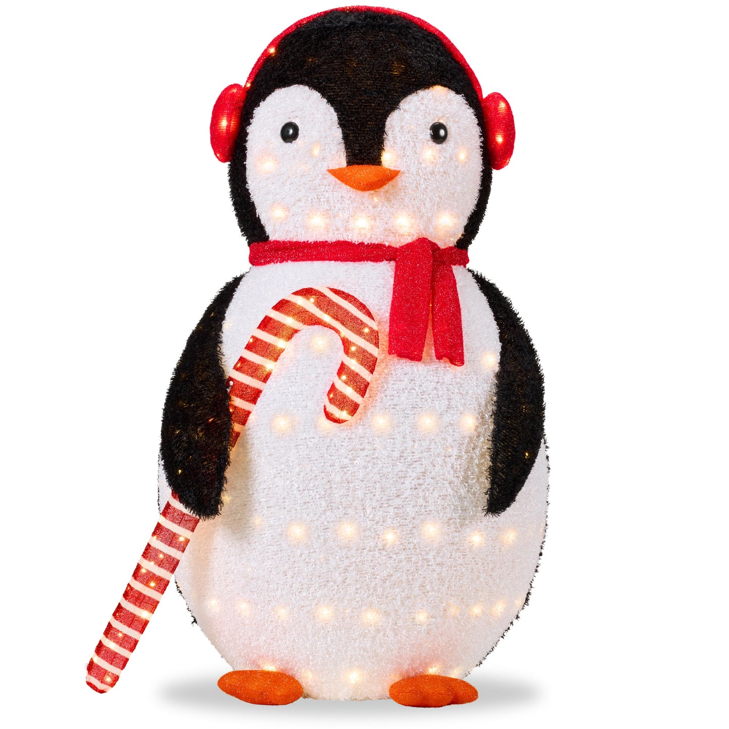 Lighted Pop-Up Penguin Outdoor Christmas Decoration w/ LED Lights
