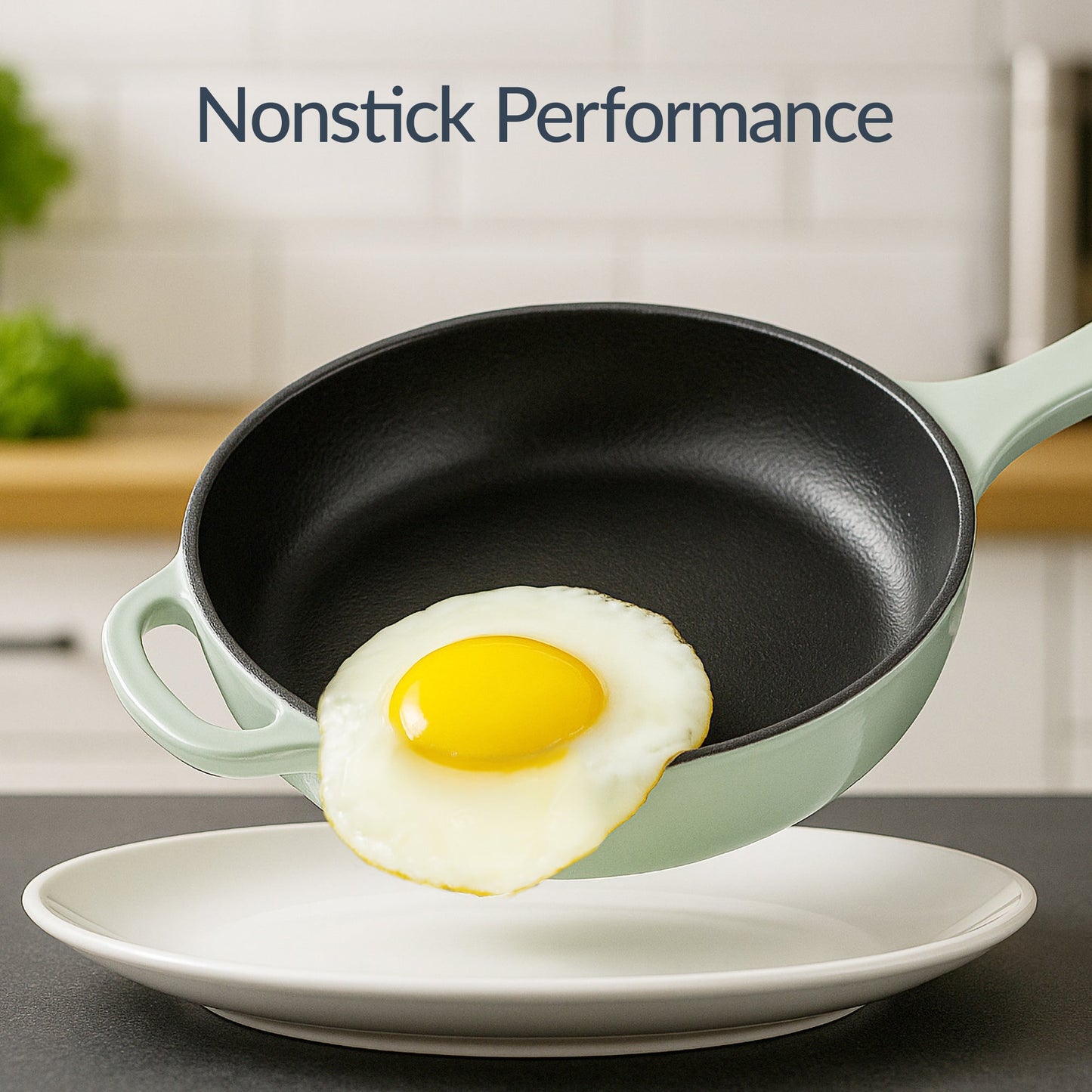 6-Piece Enameled Cast Iron Cookware Set