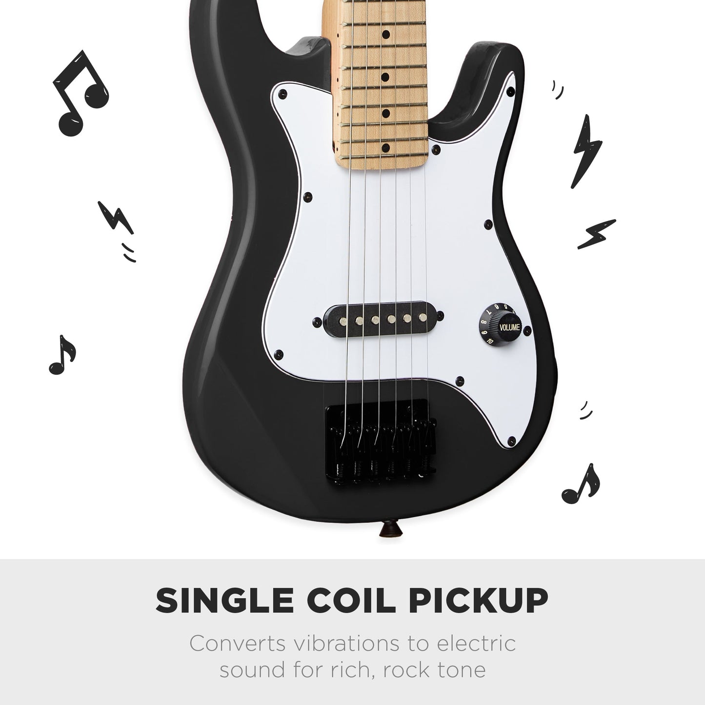 Kids Electric Guitar Beginner Starter Kit w/ 5W Amplifier - 30 in