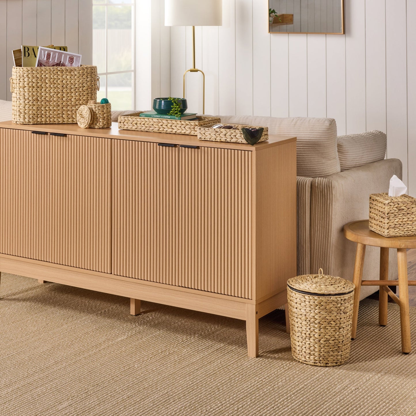 6-Piece Water Hyacinth Bathroom Set