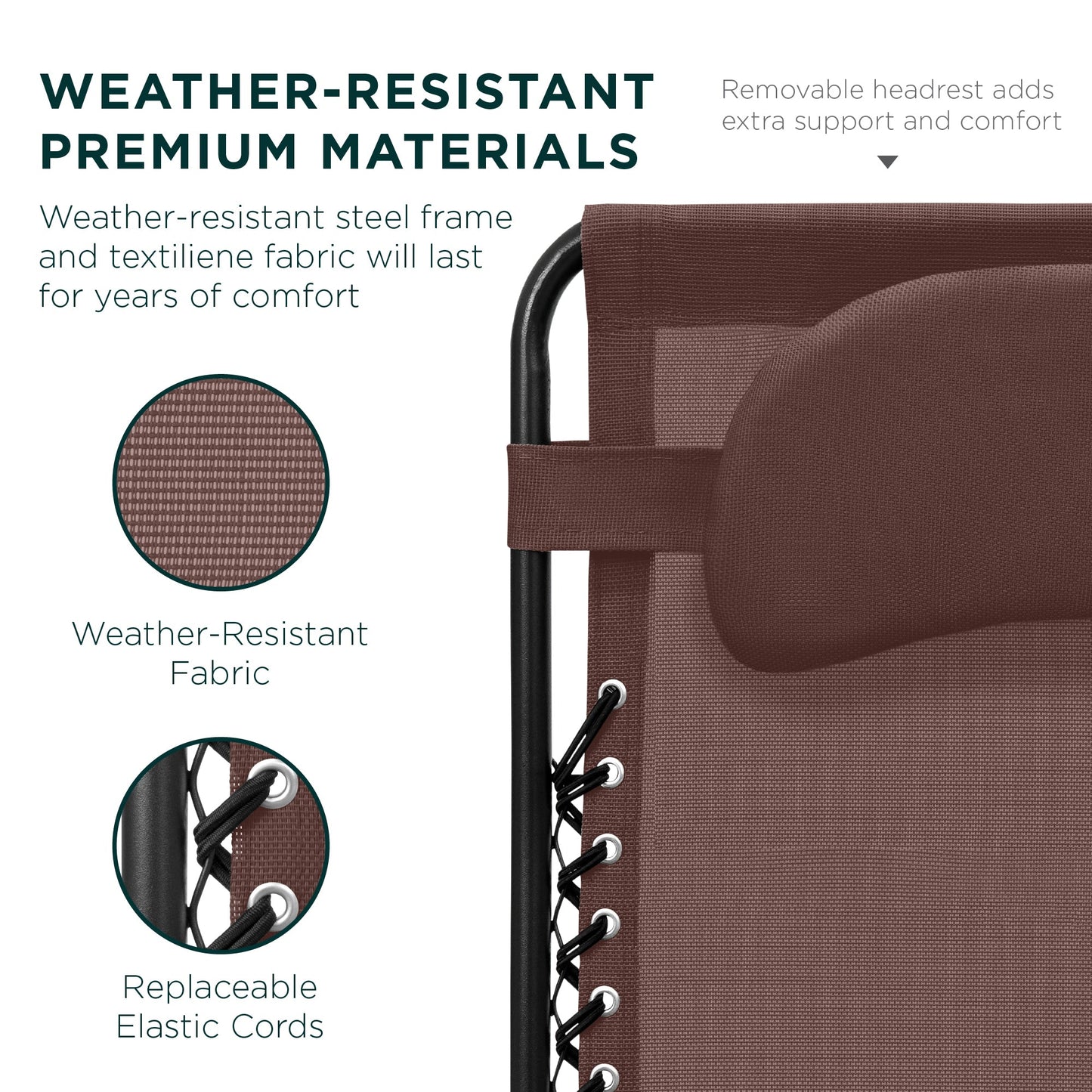 Oversized Reclining Zero Gravity Chair Lounger w/ Cup Holder, Pillow