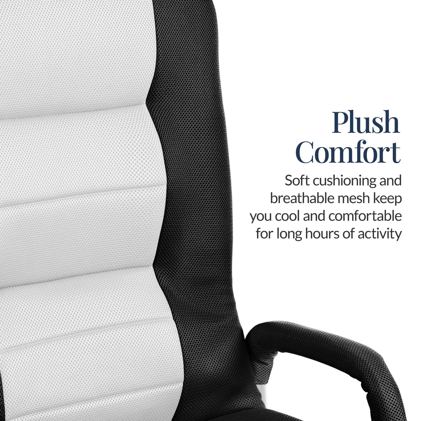 Gaming Floor Chair w/ 360-Degree Swivel, Armrest, Adjustable Backrest