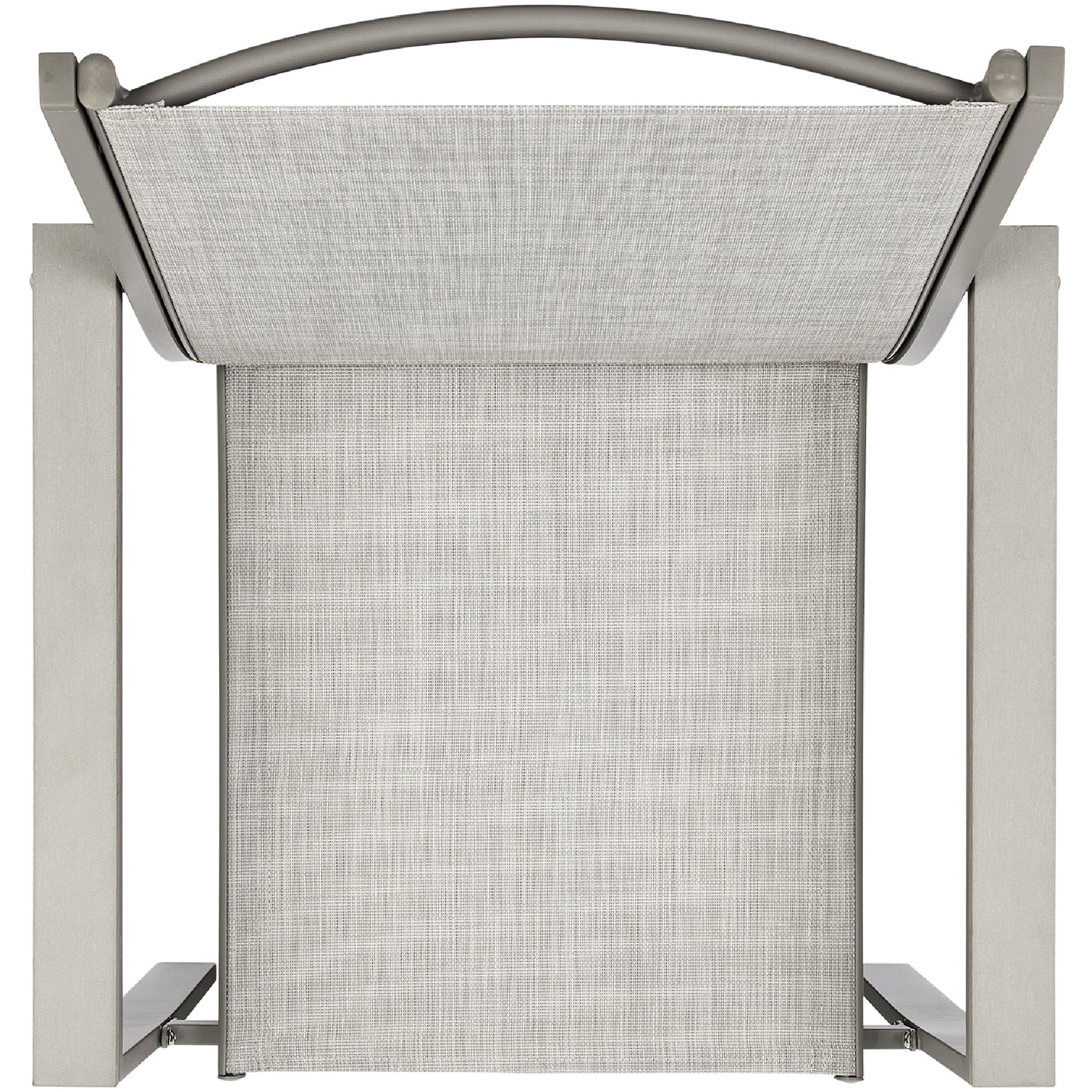 Set of 2 Stackable Textilene Chairs w/ Armrests, Dining Accent Furniture