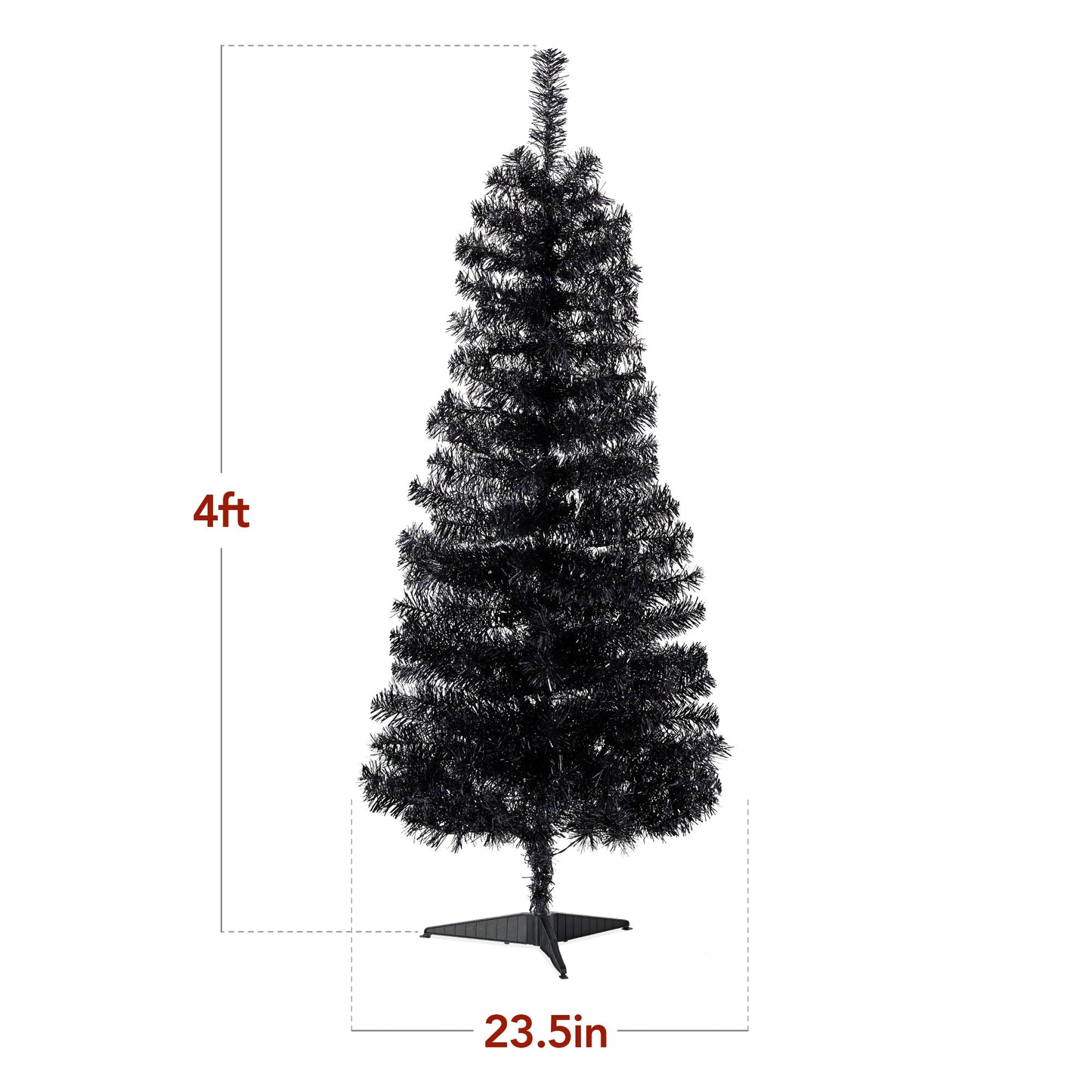 Prelit Colorful Mini Spruce Christmas Tree w/ LED Lights - 4ft