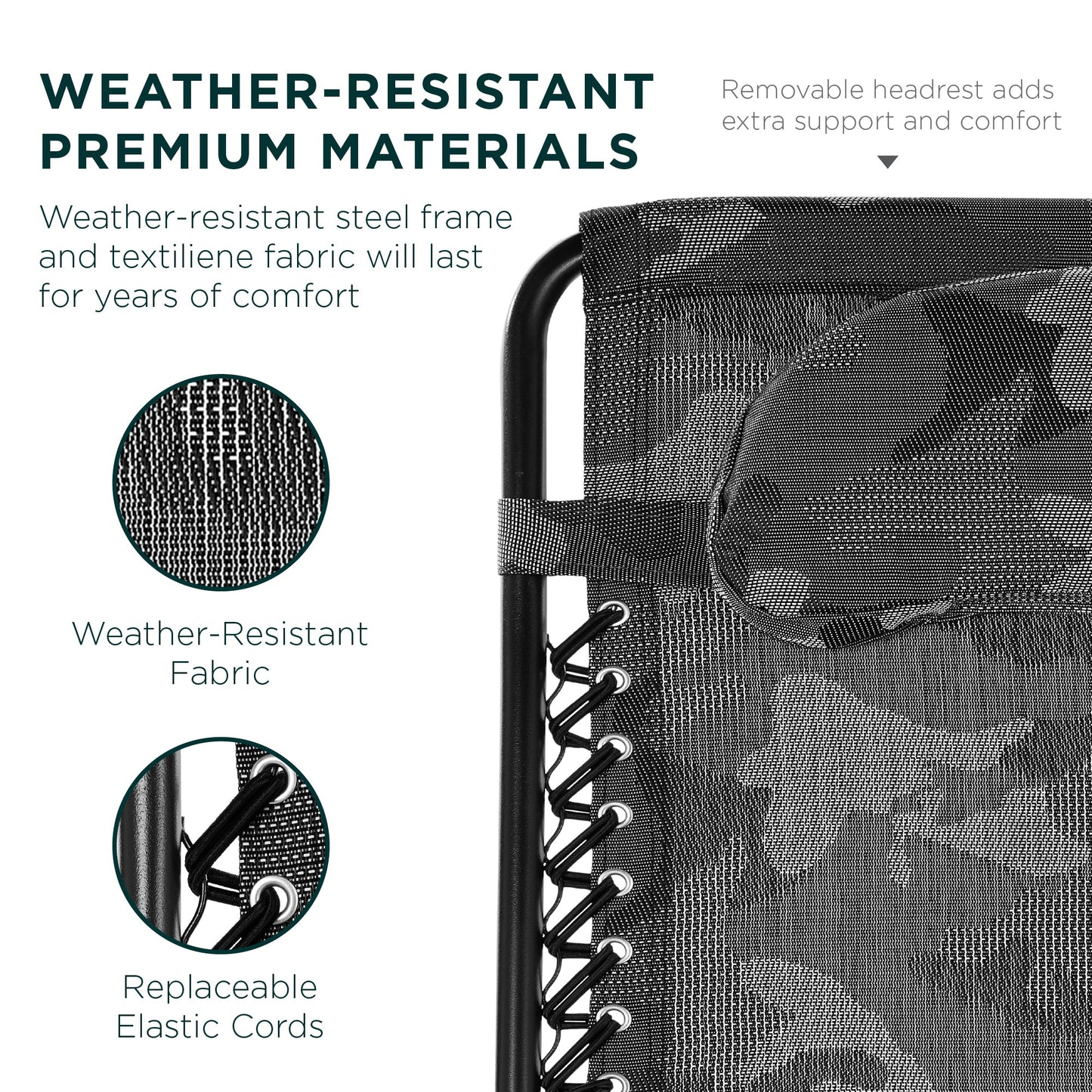 Oversized Reclining Zero Gravity Chair Lounger w/ Cup Holder, Pillow