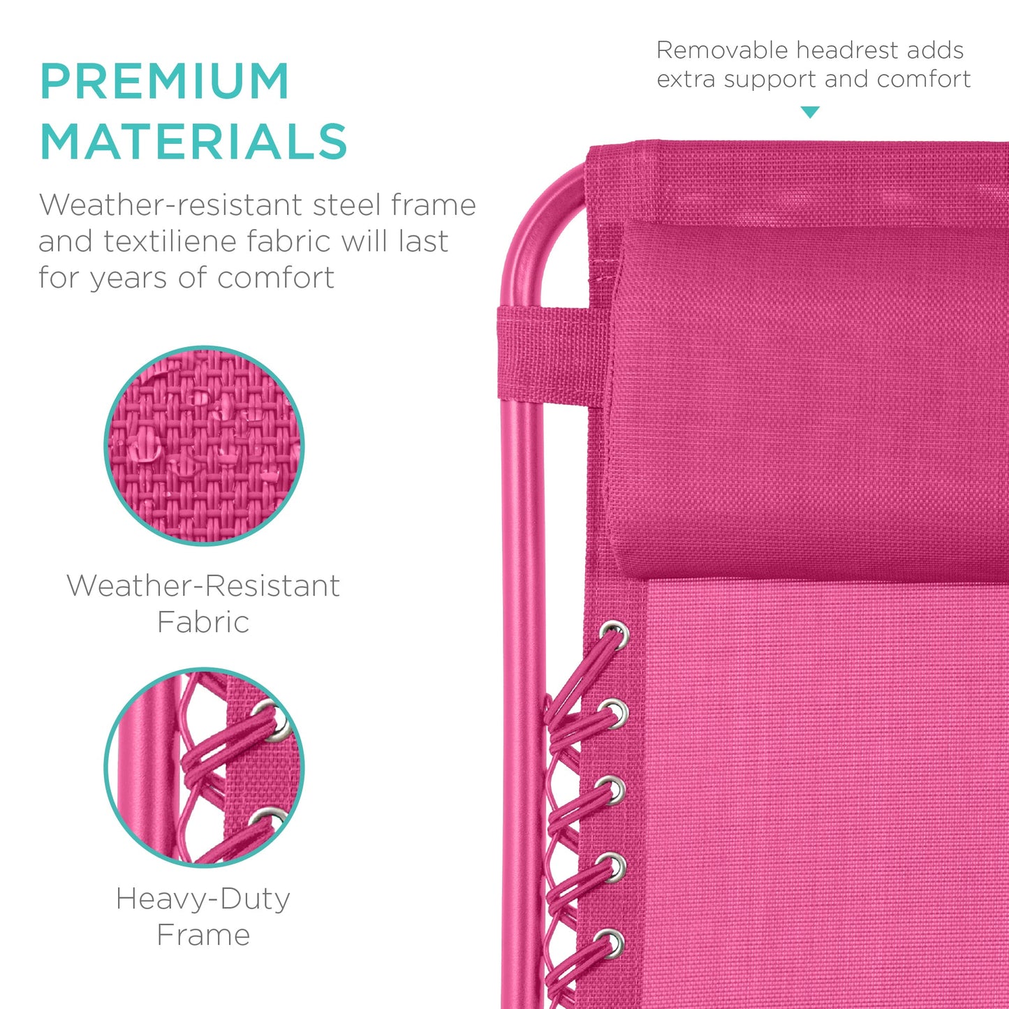 Set of 2 Adjustable Zero Gravity Patio Chair Recliners w/ Cup Holders