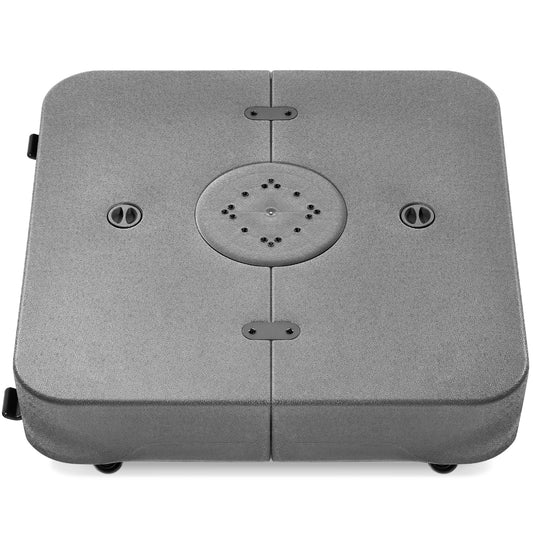 Outdoor Cantilever Base w/ Wheels, Locks, Fillable 330lb Capacity