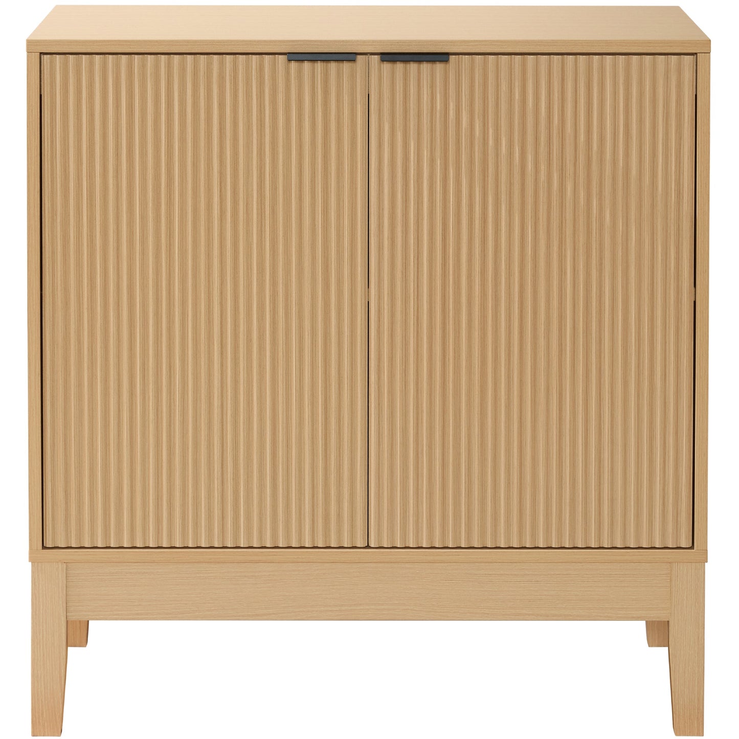 2-Door Reeded Storage Cabinet, Accent Furniture, Sideboard