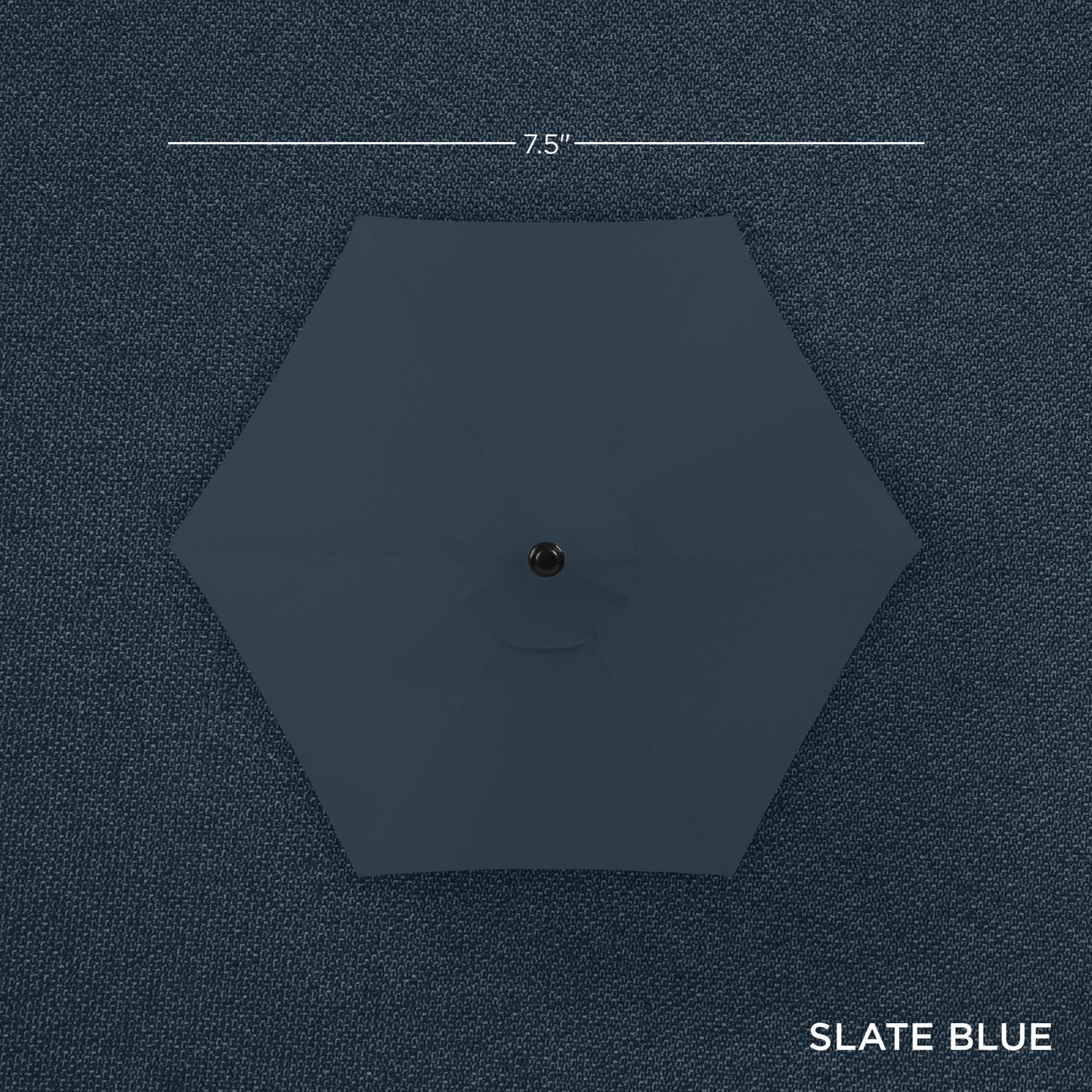 Outdoor Market Patio Umbrella w/ Push Button Tilt, Crank Lift - 7.5ft