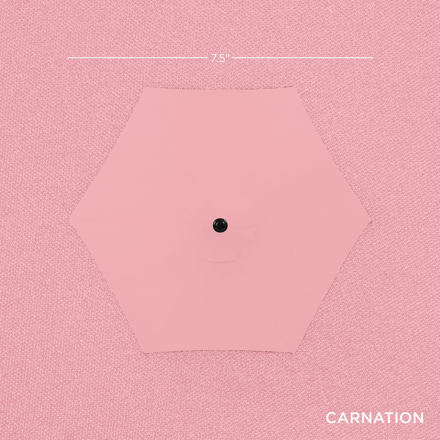 Outdoor Market Patio Umbrella w/ Push Button Tilt, Crank Lift - 7.5ft