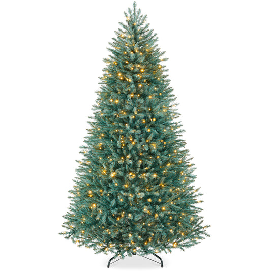 Pre-Lit Premium Artificial Nordic Fir Christmas Tree w/ 2-in-1 Twinkle LEDs